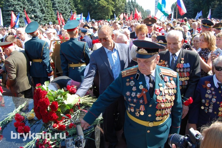 Александр Брыксин принял участие в торжествах, посвященных 70-летию победы в Курской битве