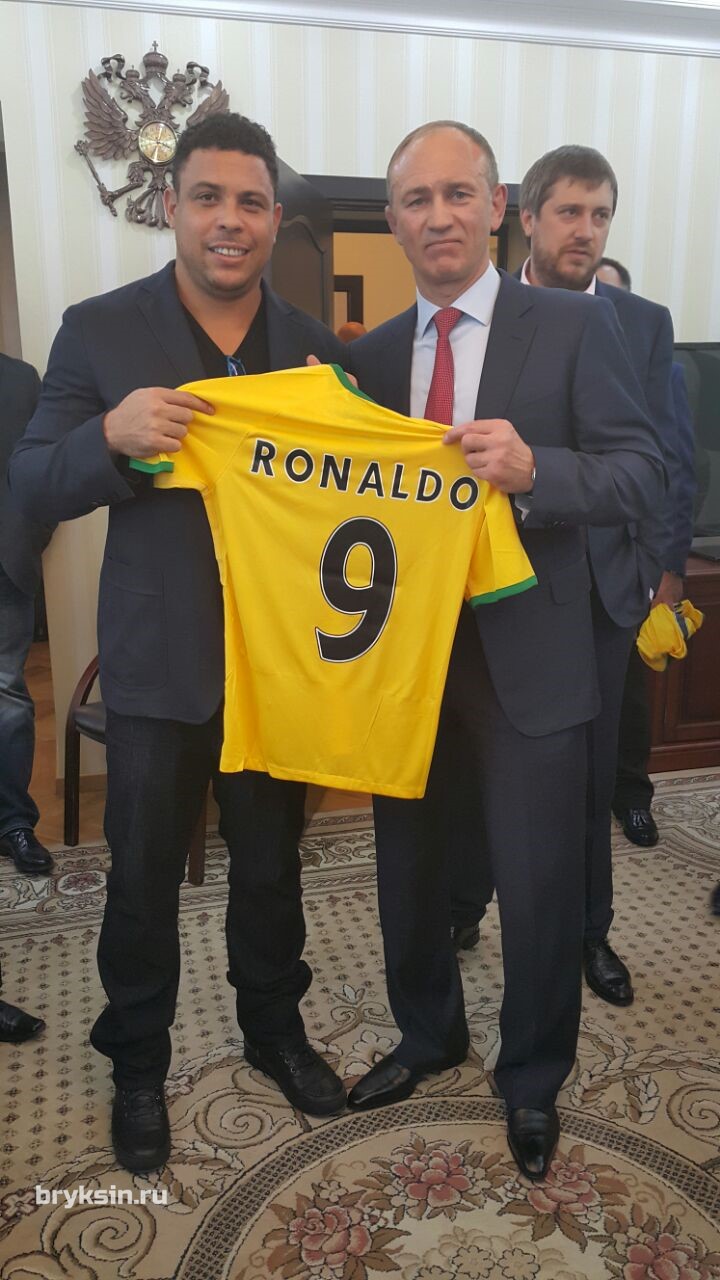 Александр Брыксин встретился с Роналдо в рамках его визита в Москву