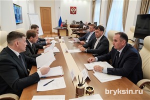 Сенатор Брыксин встретился с министром Минприроды РФ Александром Козловым